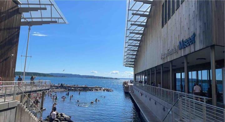 Exclusive Apartment, Sea View To Oslo Fjord, Located On Water In Oslo Center Екстериор снимка