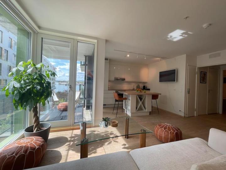 Exclusive Apartment, Sea View To Oslo Fjord, Located On Water In Oslo Center Екстериор снимка